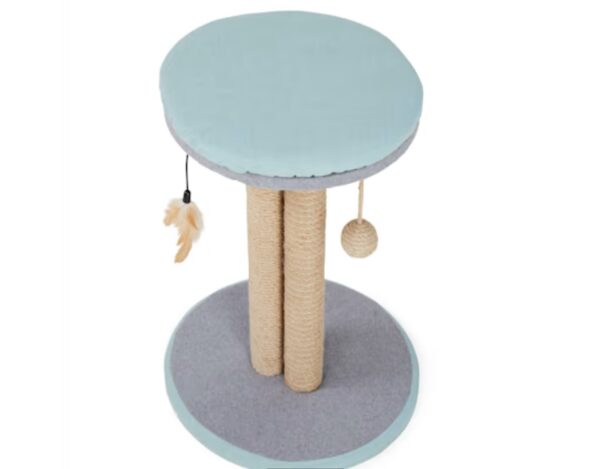 EveryYay Scratchin' The Surface Cat Scratcher with 3-Sided Play Post, 20.5" H